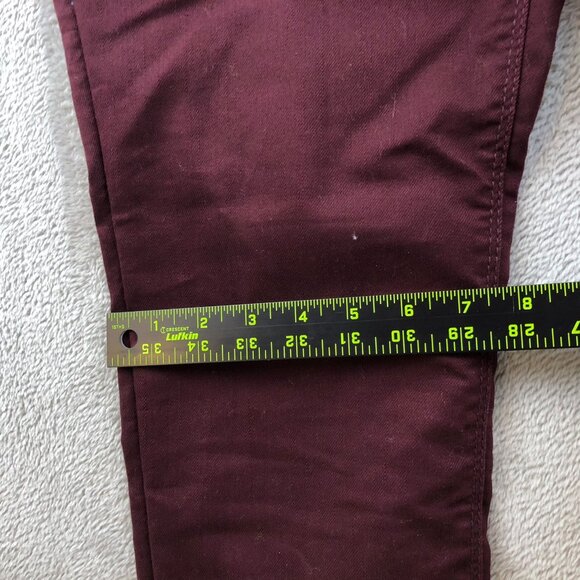 NWT Apt. 9 Women’s Pants Size 12 Skinny Leg Modern Fit Classic Casual Red Ankle - Picture 5 of 16
